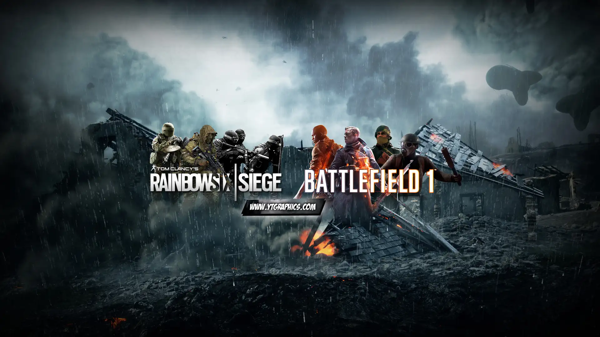 Mix: Rainbow Six Siege & Battlefield 1 Banner