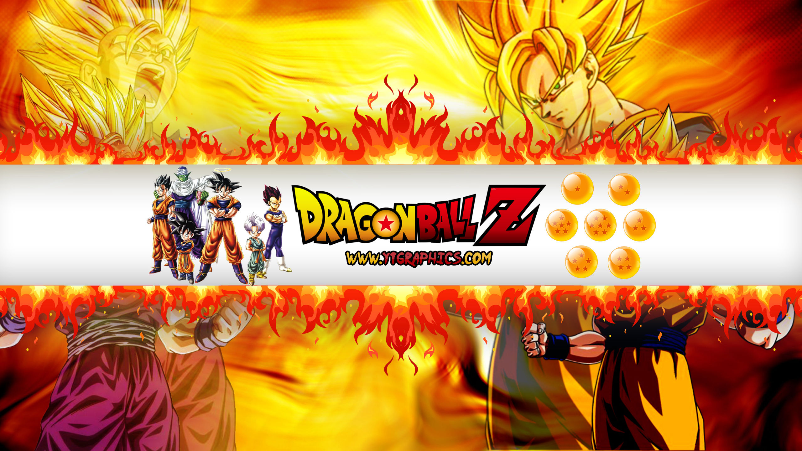 Dragon Ball Z YouTube Channel Art Banners