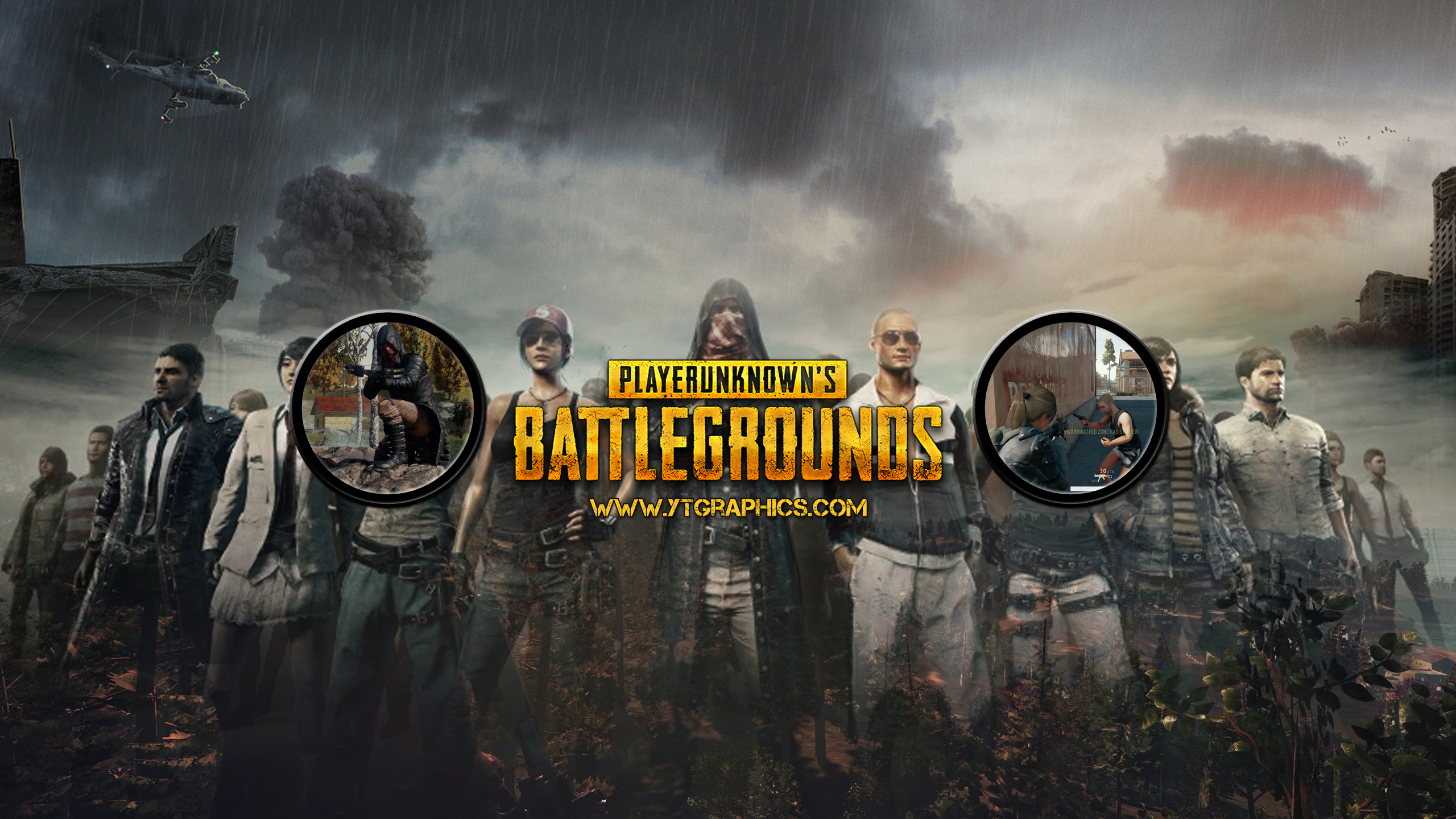 PLAYERUNKNOWN'S BATTLEGROUNDS - YouTube Channel Art Banners - 2560 x 1440 jpeg 3135kB