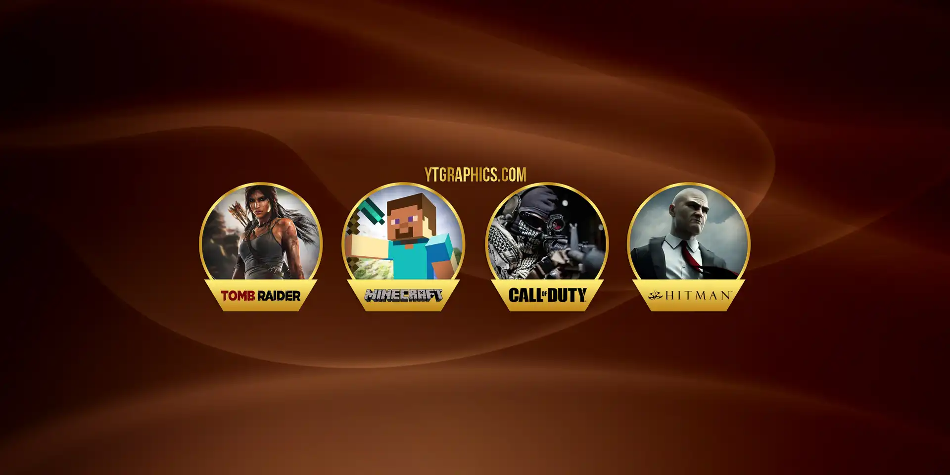 Mix: Tomb Raider, Minecraft, Call of Duty, Hitman Banner