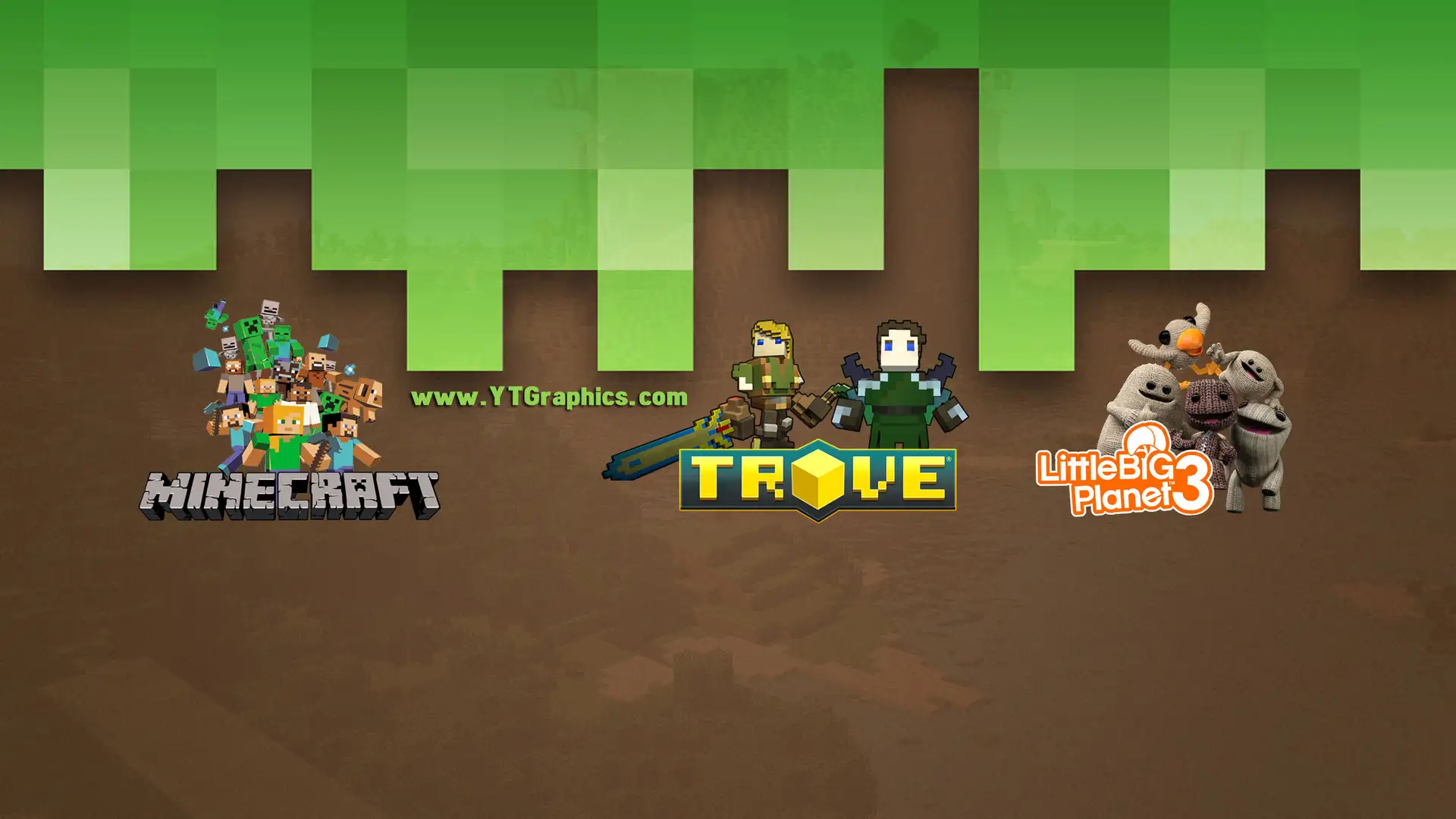 Mix: Minecraft, Trove, LittleBigPlanet 3 Banner