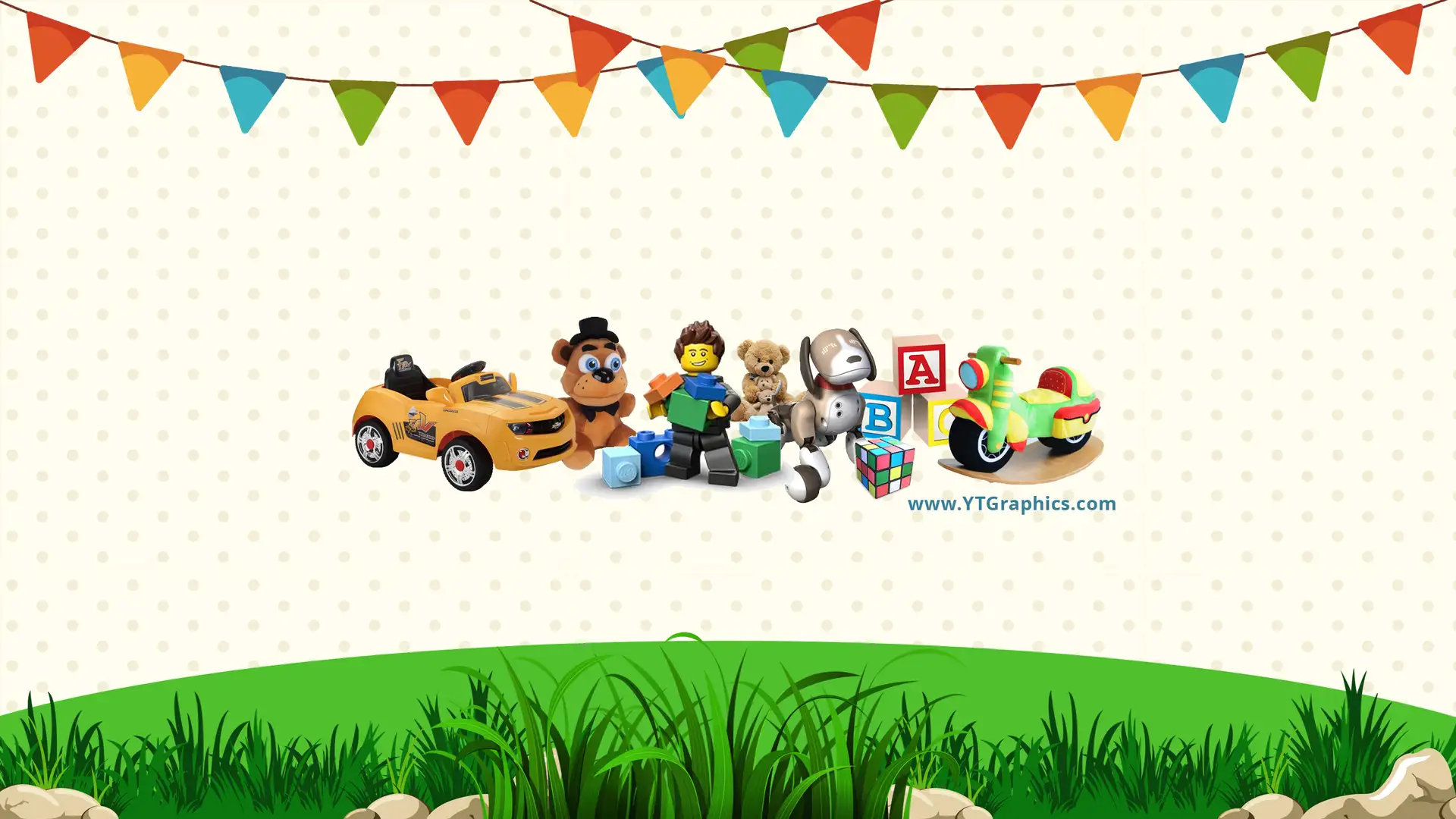 Kids Toys Banner