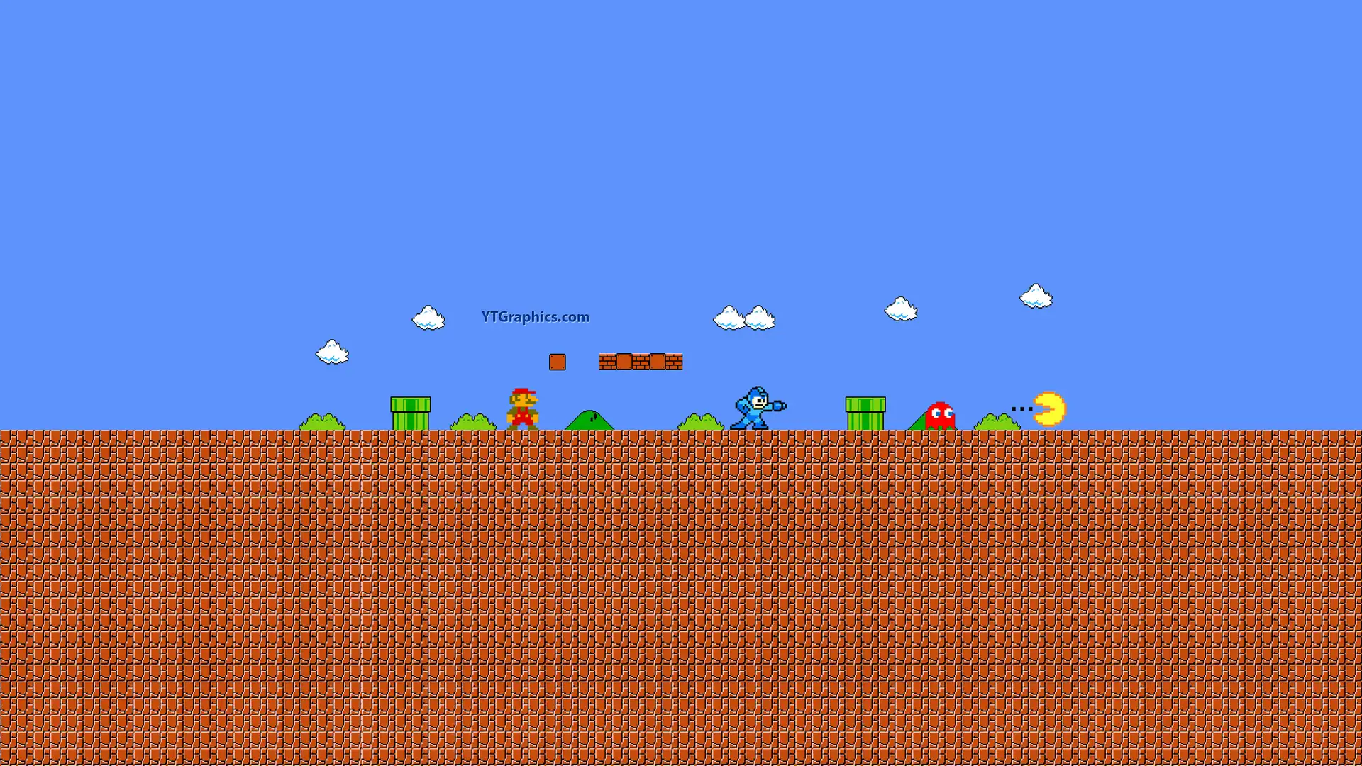 Retro Arcade – Mario, Megaman, Pac-Man Banner