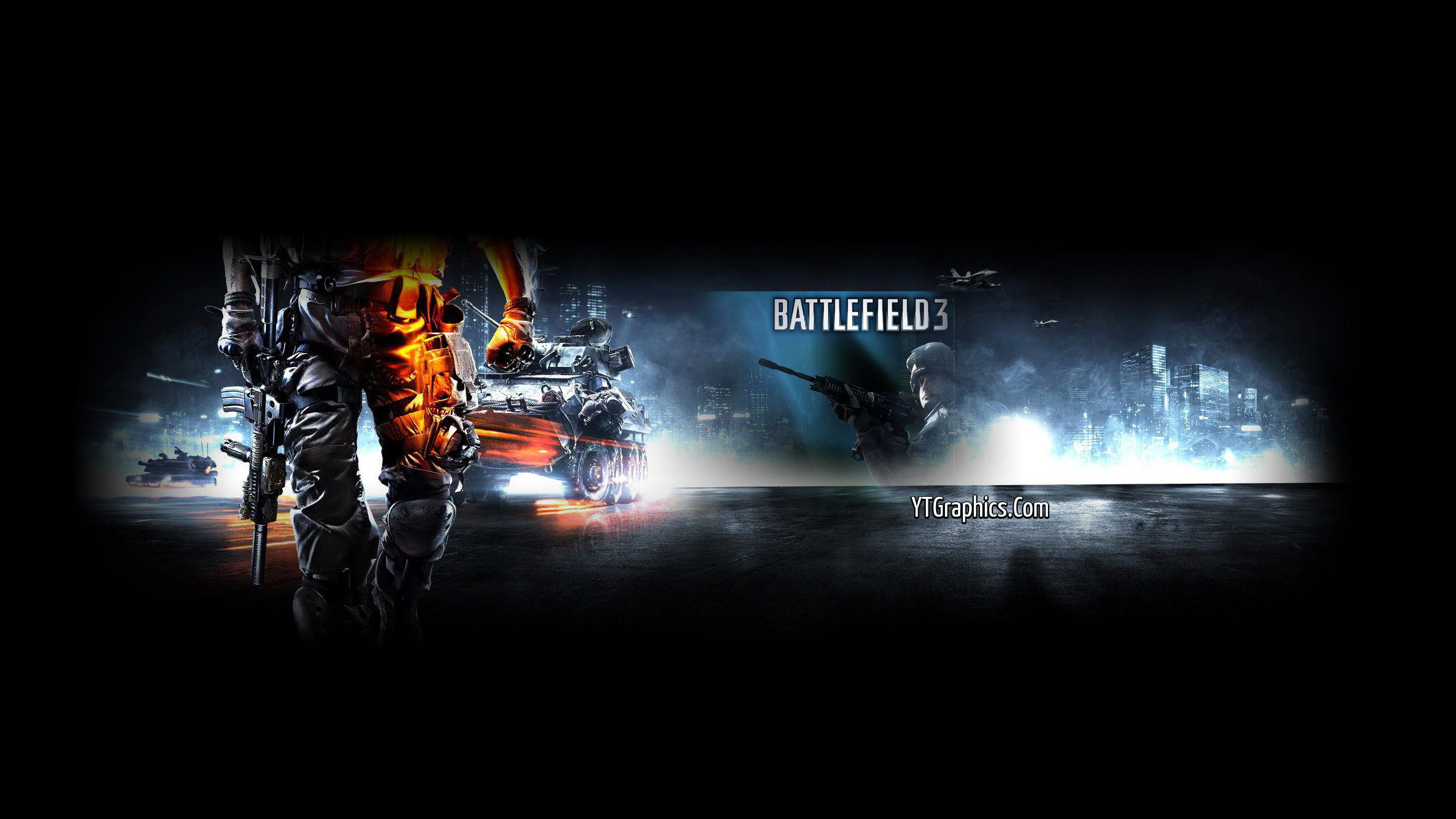 Battlefield Gaming Channel Art 2560x1440