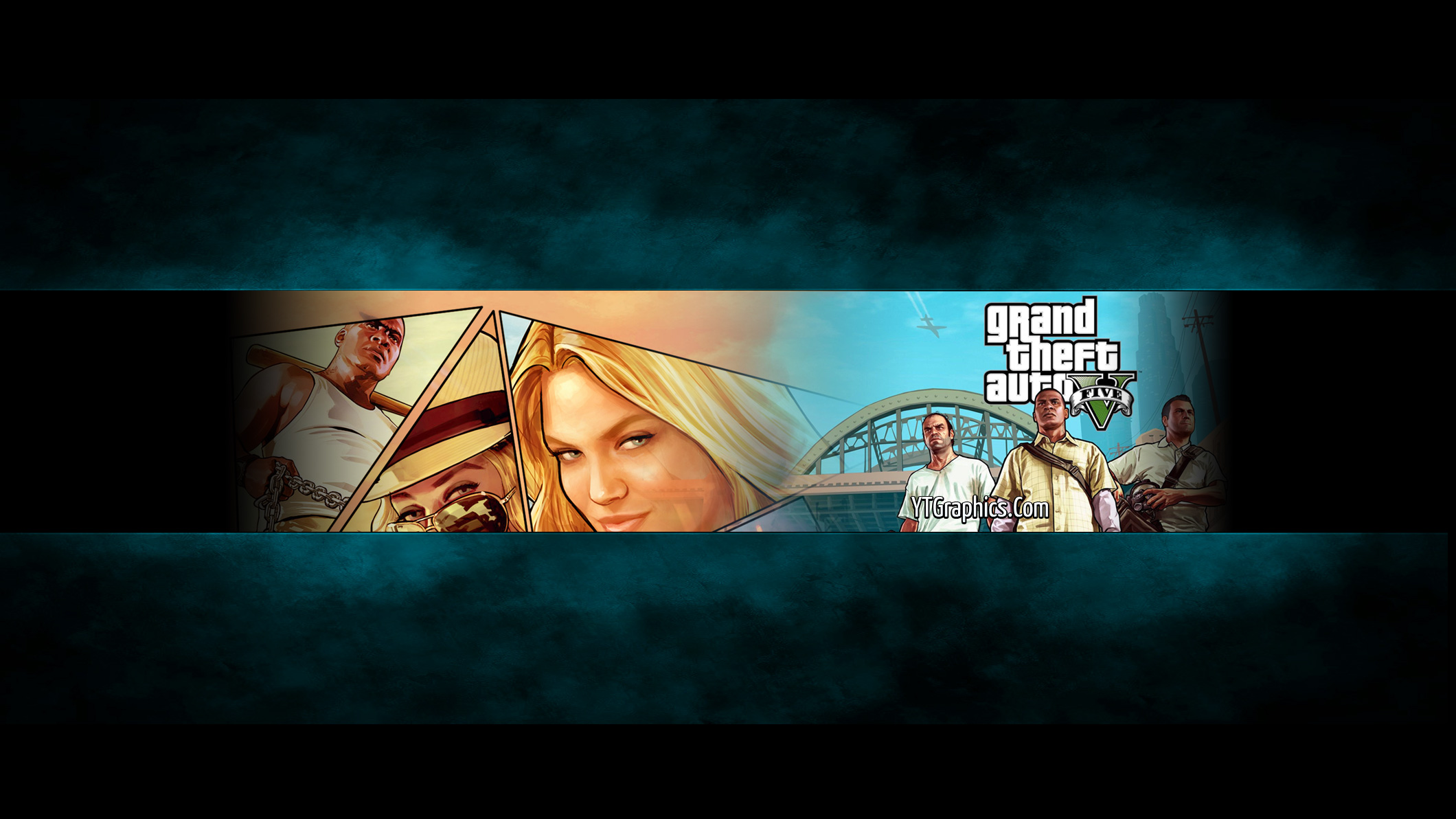 Grand Theft Auto 5 Gta 5 Youtube Channel Art Banner