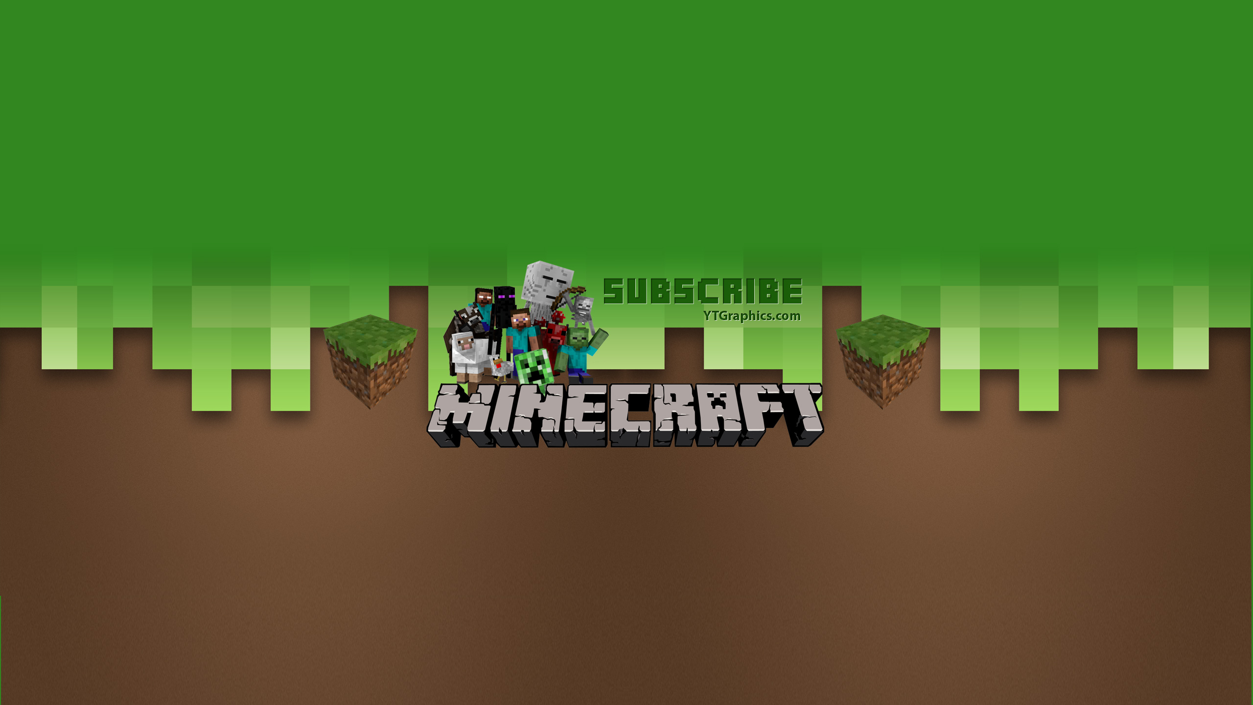 Minecraft 7 Youtube Channel Art Banner